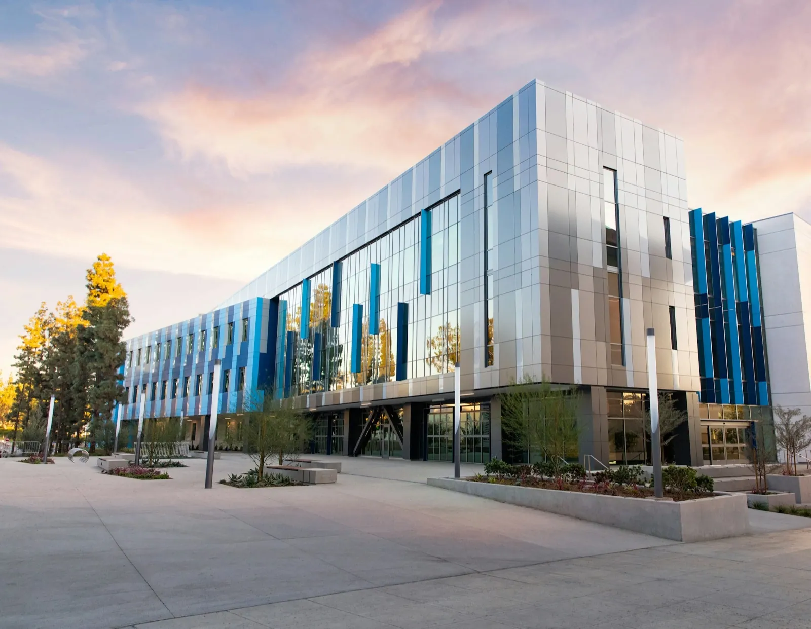 Modern commercial office building exterior